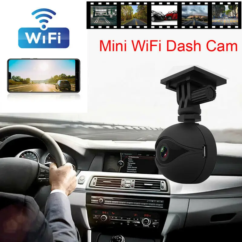 Мини камера WIFI видеорегистратор HD 1080P Автомобильный широкий угол G датчик ночное