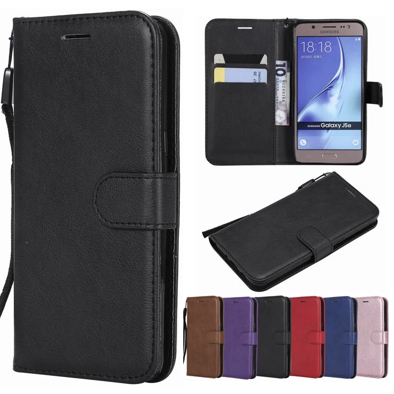 Чехол для Samsung Galaxy J5 2016 2017 2015 чехол J510 J530 J530F кожаный с откидной крышкой