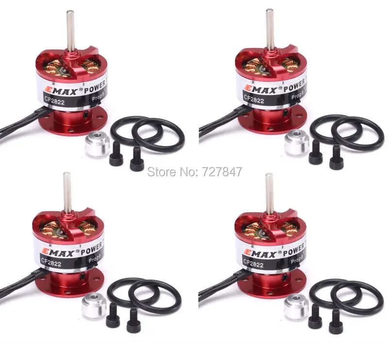 4 шт./лот CF2822 1200KV Бесколлекторный двигатель с сохранением пропеллера для