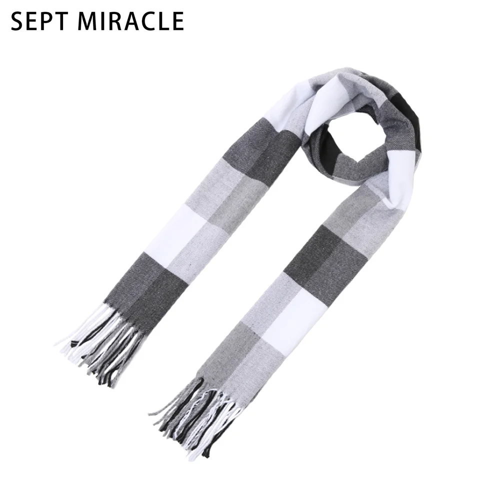 2018 новые модные зимние Для мужчин шарф толщиной потепление классический Шарфы