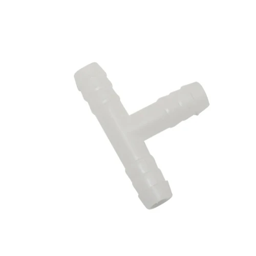 White Drip irrigation 10 mm Hose Splitters Tee, Cross Pipe Adapter with Barb Garden Irrigation Water Quick Connectors 100 Pcs - Цвет: White
