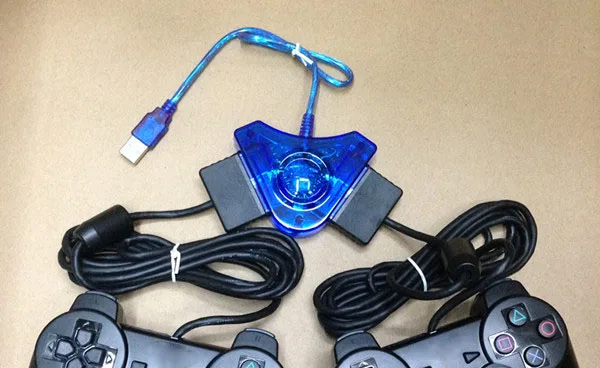 Двойной плеер используется для PS2 к ПК USB конвертер адаптер кабель двойной Playstation 2