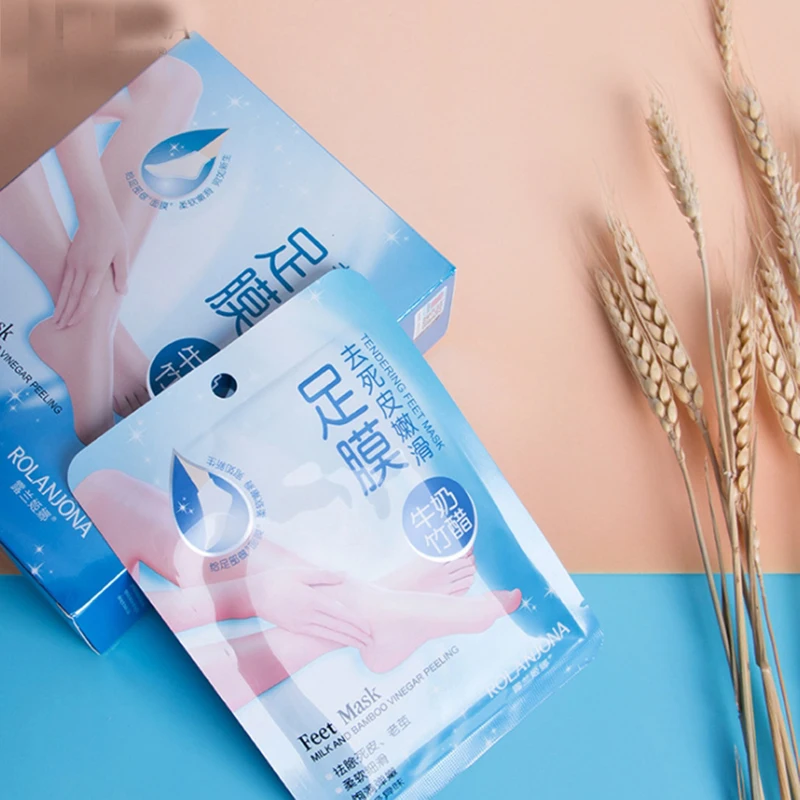 1 шт. маска для ног педикюра отшелушивающая увлажняющая удаления омертвевшей