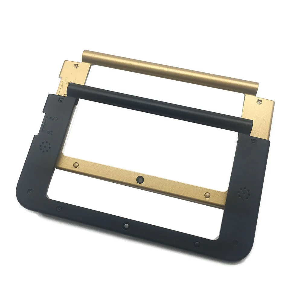 Б/у черного и золотого цвета Для nintendo 3DS XL Топ Экран рамка Корпус для 3dsll |