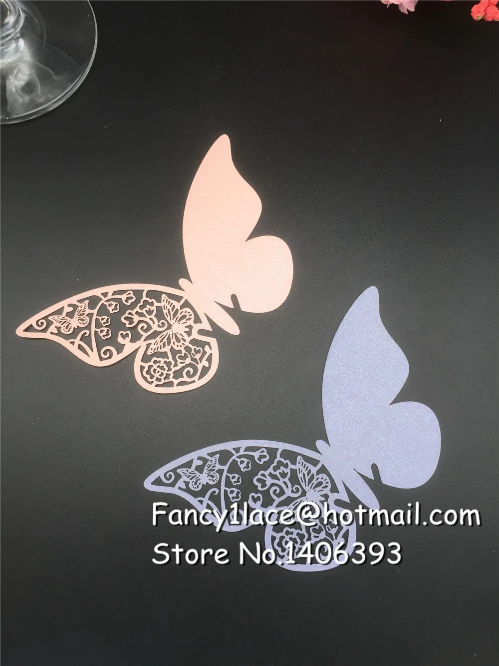 

50 шт., свадебные открытки с бабочками, свадебные открытки, жемчуг лазерной резки, вечерние открытки на день рождения