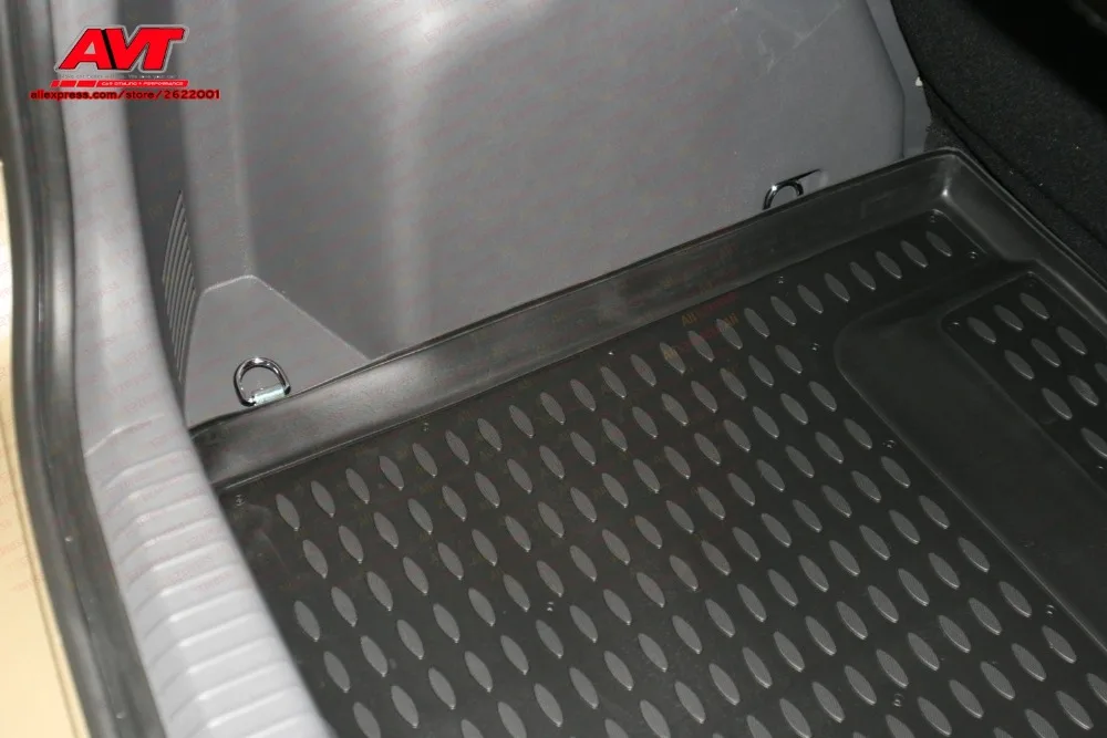 Коврики для багажника Kia Rio II 2005-2011 1 шт. резиновые коврики Нескользящие аксессуары