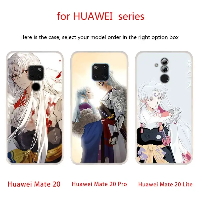 Чехлы для телефонов Inuyasha из японского аниме kagome Huawei Mate 30 20 10 Lite Pro мягкий