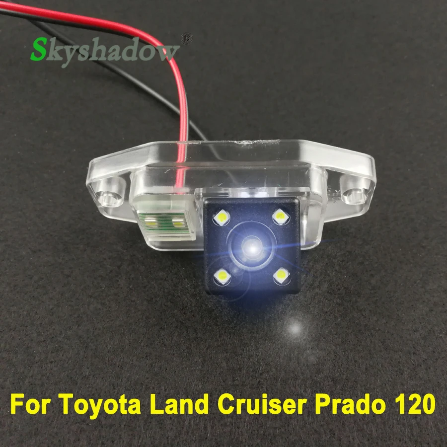 Для Toyota Land Cruiser Prado 120 150 серии 2005 2006 2007 2008 2009 4LED Автомобильная CCD камера заднего вида