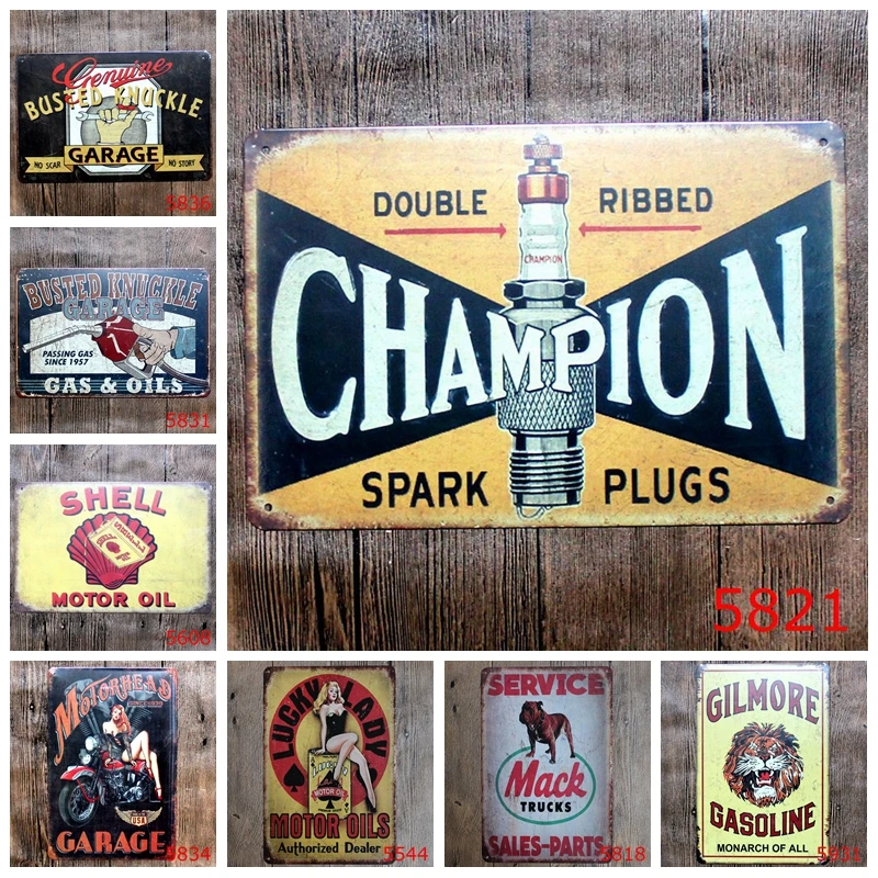 Винтажный домашний декор Gilmore бензиновый Тексако Моторное Масло металлическая