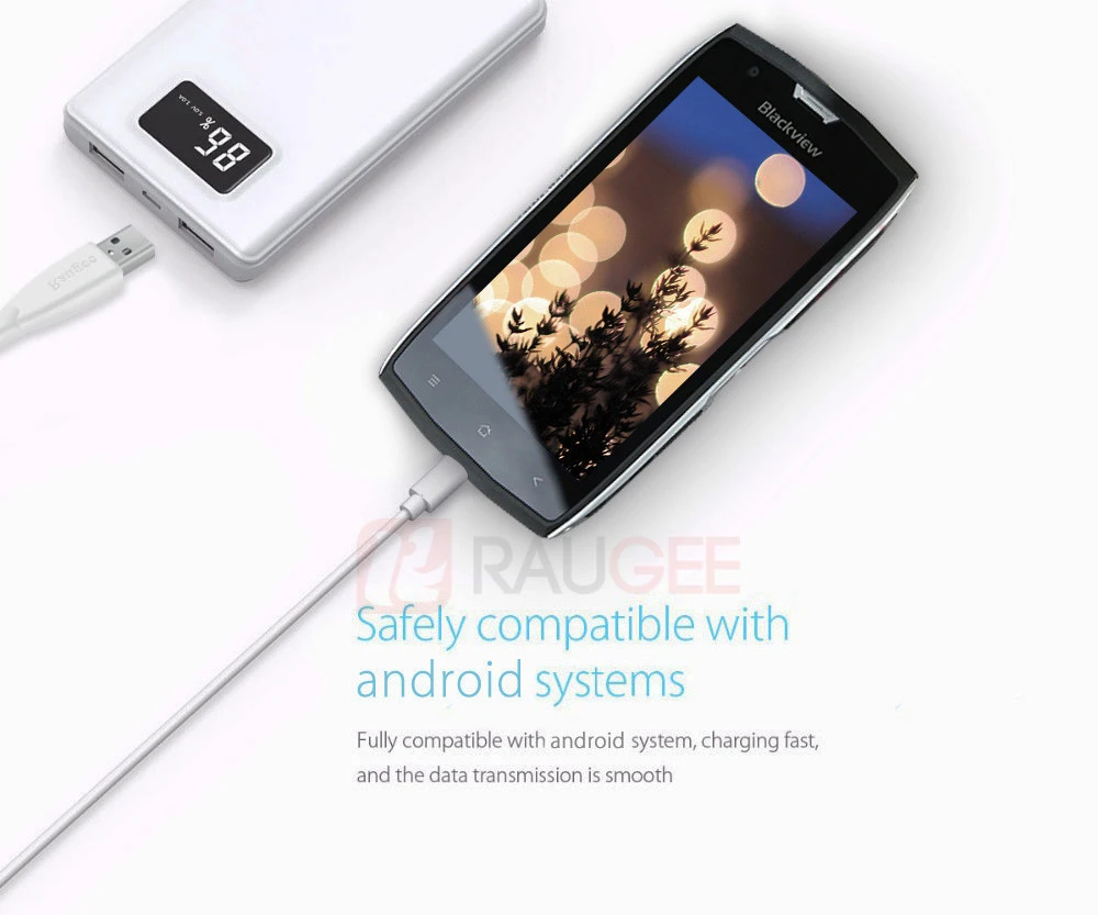 Кабель Raugee type-C для usb type C, 1 м, USB C, зарядный кабель для передачи данных, адаптер, кабель зарядного устройства для Blackview BV7000, BV8000, BV9000, BV9500