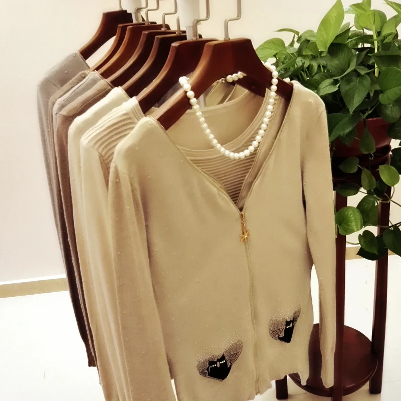 2019 Slim Fit Sweater Women Knitted Sweaters Cashmere Pullover Front &amp Back Zippers Feminino Pullovers Long Sleeve | Женская одежда