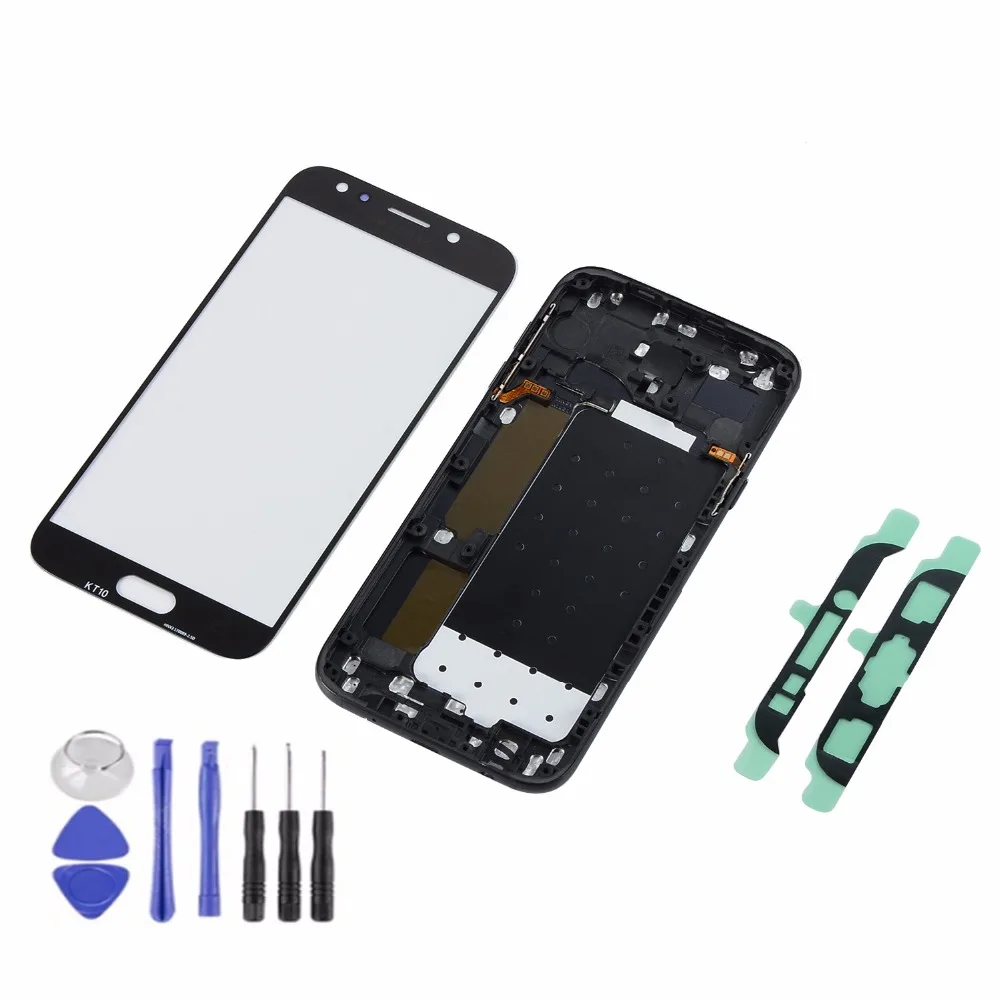 

For Samsung Galaxy J5 2017 J5 Pro J530 J530F J530Y J530DS Housing Battery Back Cover With Buttons+Touch Screen Sensor Glass+Tool