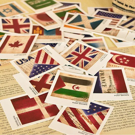 40 шт/ПАК творческий мир живописные открытки фон ломо карты для фото подарок