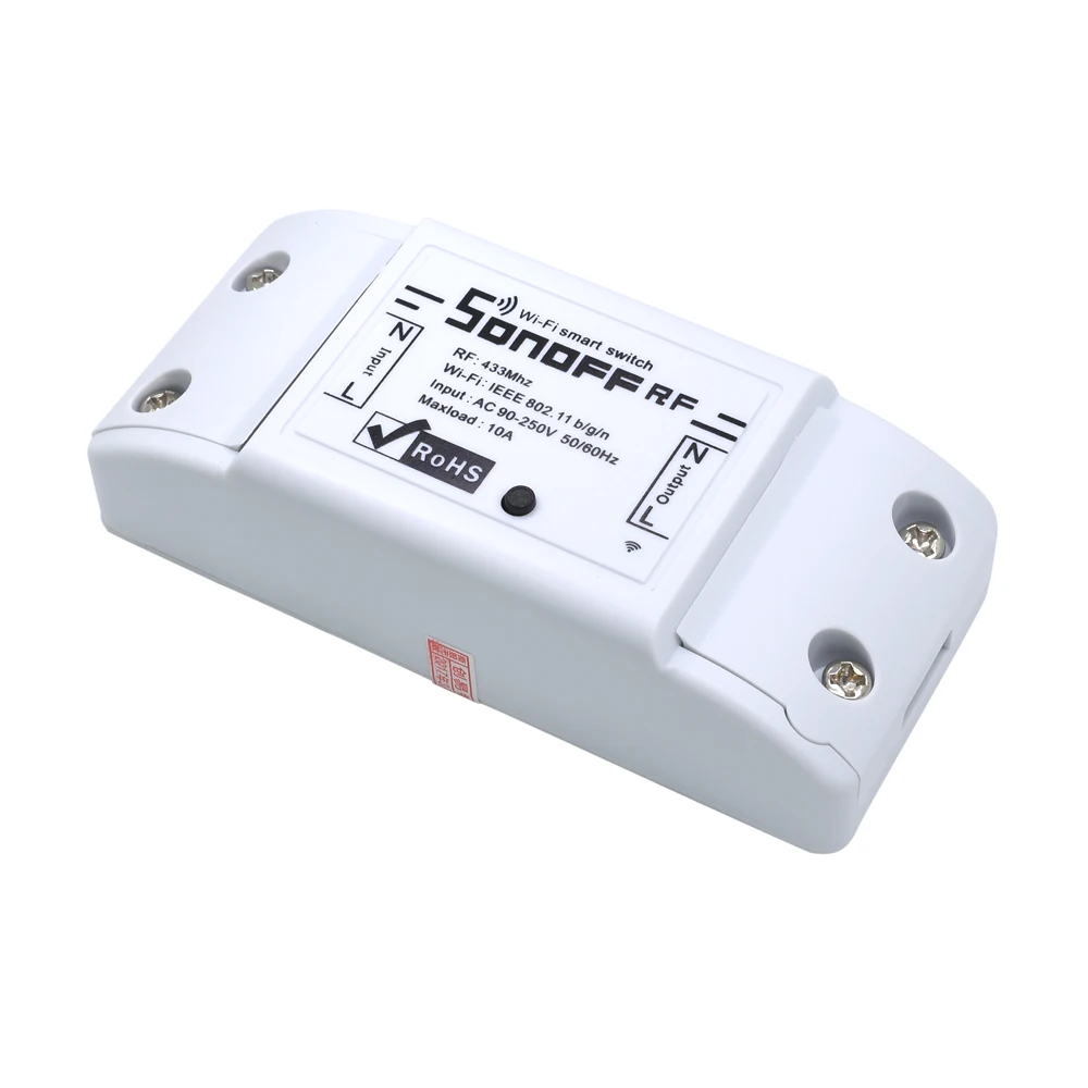 10 шт. SONOFF RF беспроводной Wifi переключатель Автоматизация релейный модуль Таймер 433 МГц 220 В 10A для смартфонов дистанционное управление IOS Android