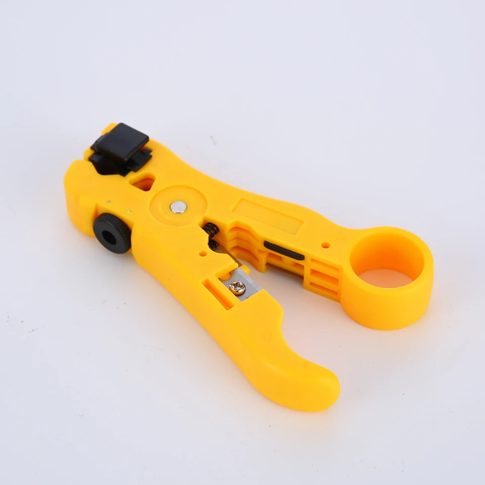 Wire stripper tool cable for RG59 RG6 RG7 RG11 coaxial universal stripping plier round and flat |