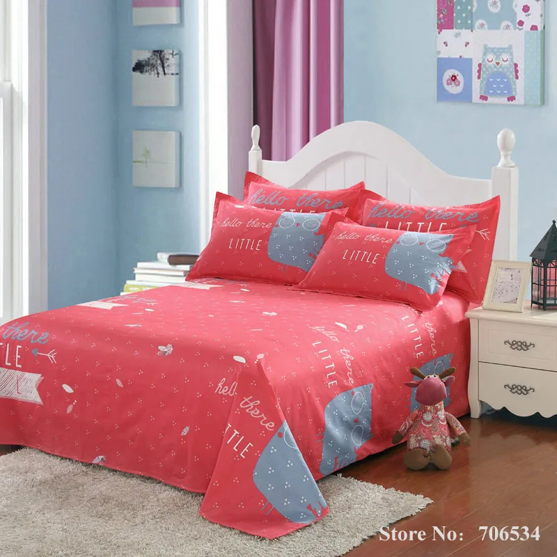 Привет там маленькая Сова пододеяльник из 100% хлопка набор постельные