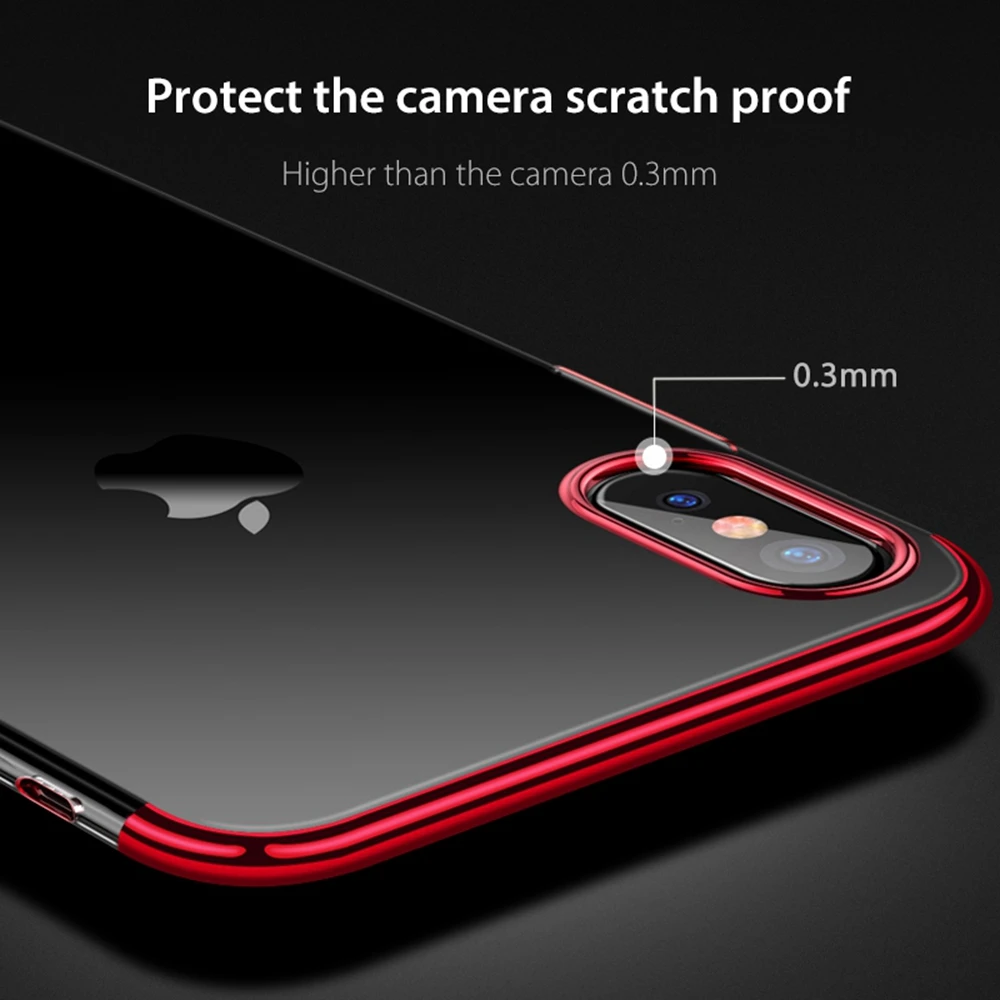 Roybens чехол для iPhone 7 Plus горячий сухой глиттер Ультратонкий Мягкий ТПУ телефонные