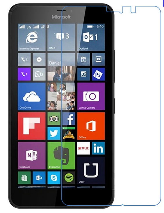 2 шт. X глянцевые прозрачные защитные пленки для экрана Nokia Microsoft Lumia 640XL 640 XL +