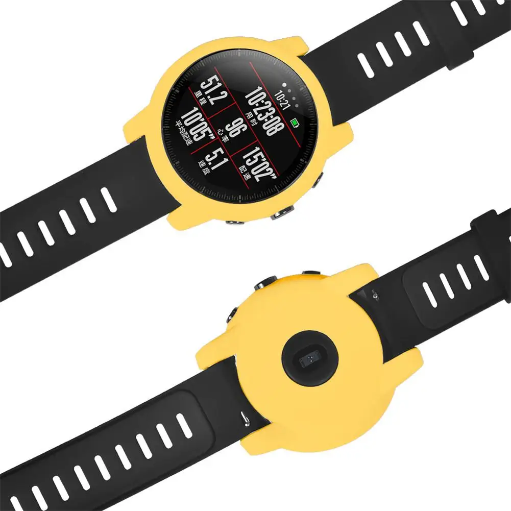 Тонкий чехол из поликарбоната защитный для смарт часов Huami Amazfit Stratos