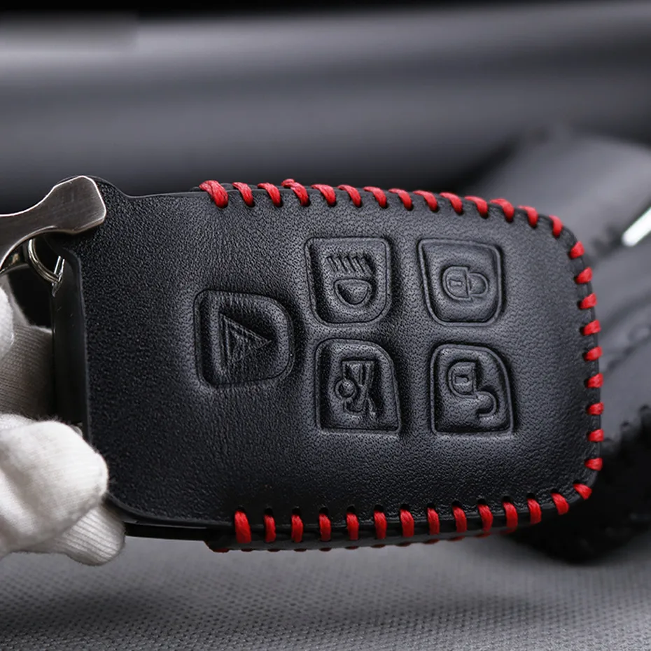 Кожаный чехол для автомобильного ключа Land Rover Range Sport Vogue Evoque Discovery 4 защитный