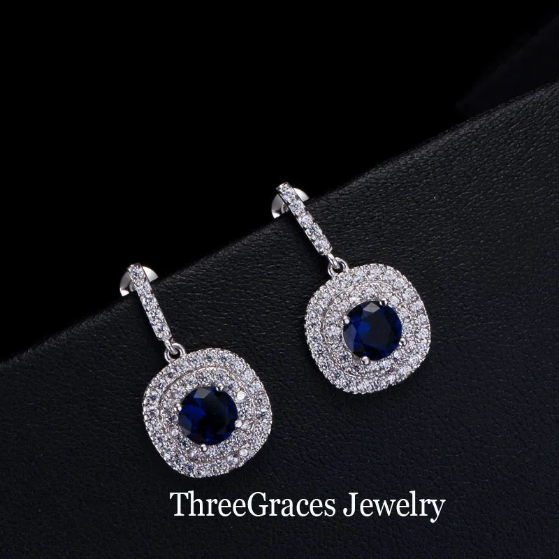 ThreeGraces Jewelry 5 цветов Варианты кубического циркония Проложить желтого цвета с