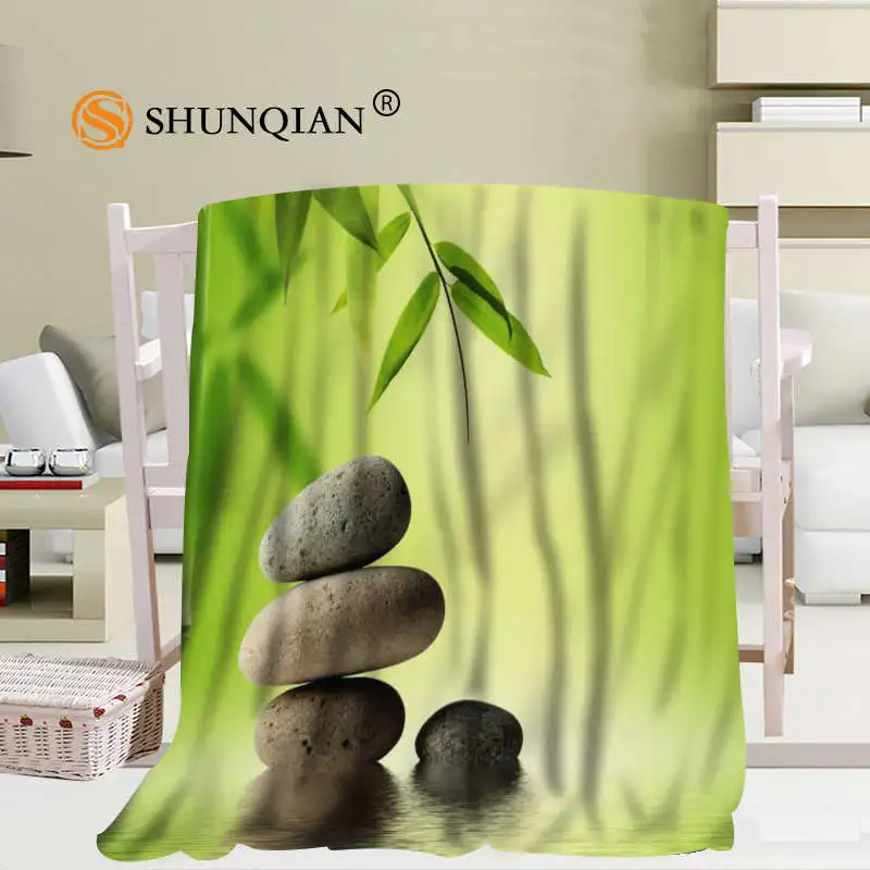 Prezzo Spa Zen Stones Coperta Di Bambù Morbido Divano Letto Coperta Da Tiro Bambino Adulto Coperta Personalizzata 56x80Inch50X60Inch40X50Inch