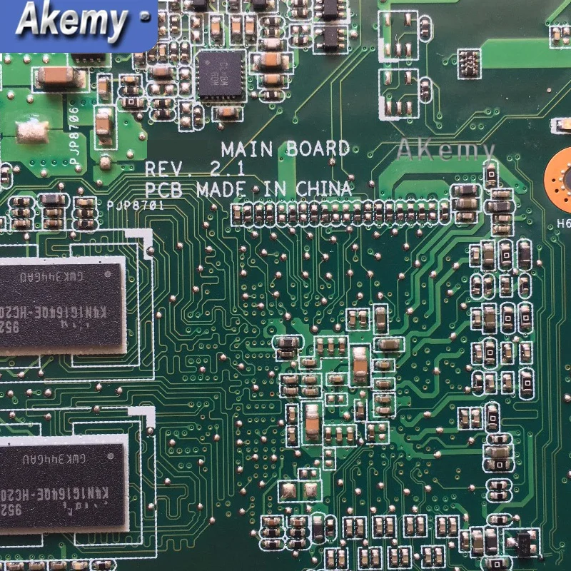 Akemy 15," дюймов для Asus K50AB K50AF K50AD материнская плата для ноутбука DDR2 K40AB REV: 2,1G рабочая