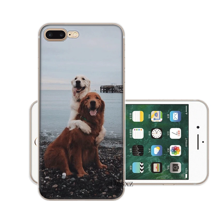 Чехол для мобильного телефона с изображением собаки золотого ретривера iPhone 7 8 6 6s