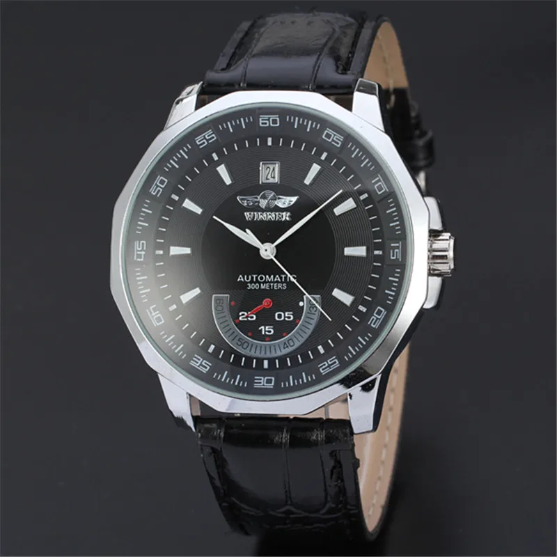 Часы наручные Winner Мужские механические люксовые брендовые автоматические с