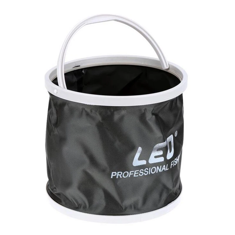 Leo рыболовные принадлежности Открытый Холст ведро складные Портативный кемпинг
