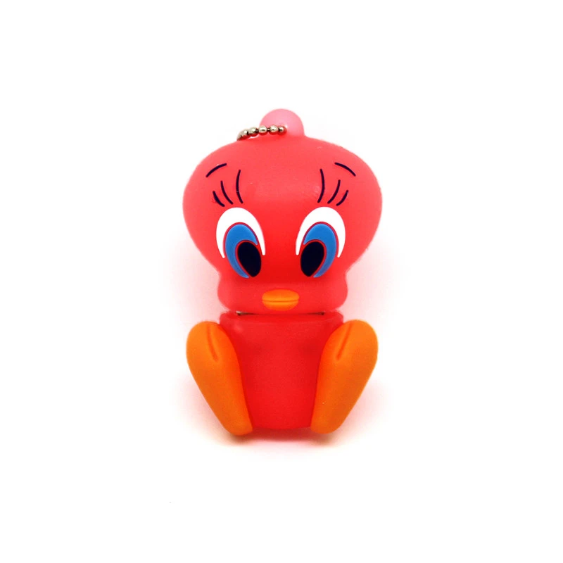 USB флеш накопитель с мультяшным утенком 64 ГБ 32 16 8 4 Гб|USB флэш-накопители| |