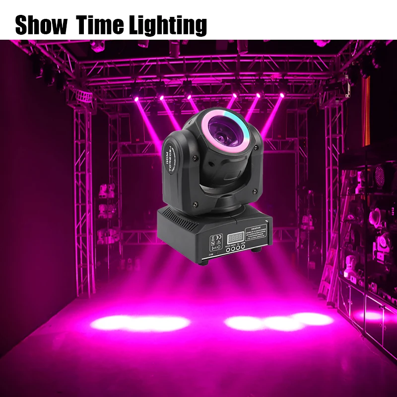 Мини светодиодный 60 Вт с подвижной головкой светильник полосы пятно мытье RGBW 4 в 1