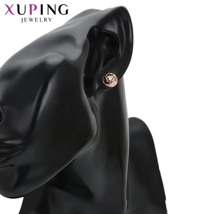 Xuping простые элегантные Качественные серьги-гвоздики для женщин рождественские подарки на день благодарения ювелирные изделия S111, 1-96504