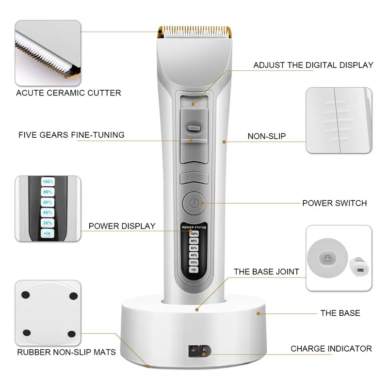 Машинки для стрижки собак Профессиональный Уход за собакой ножницы комплект