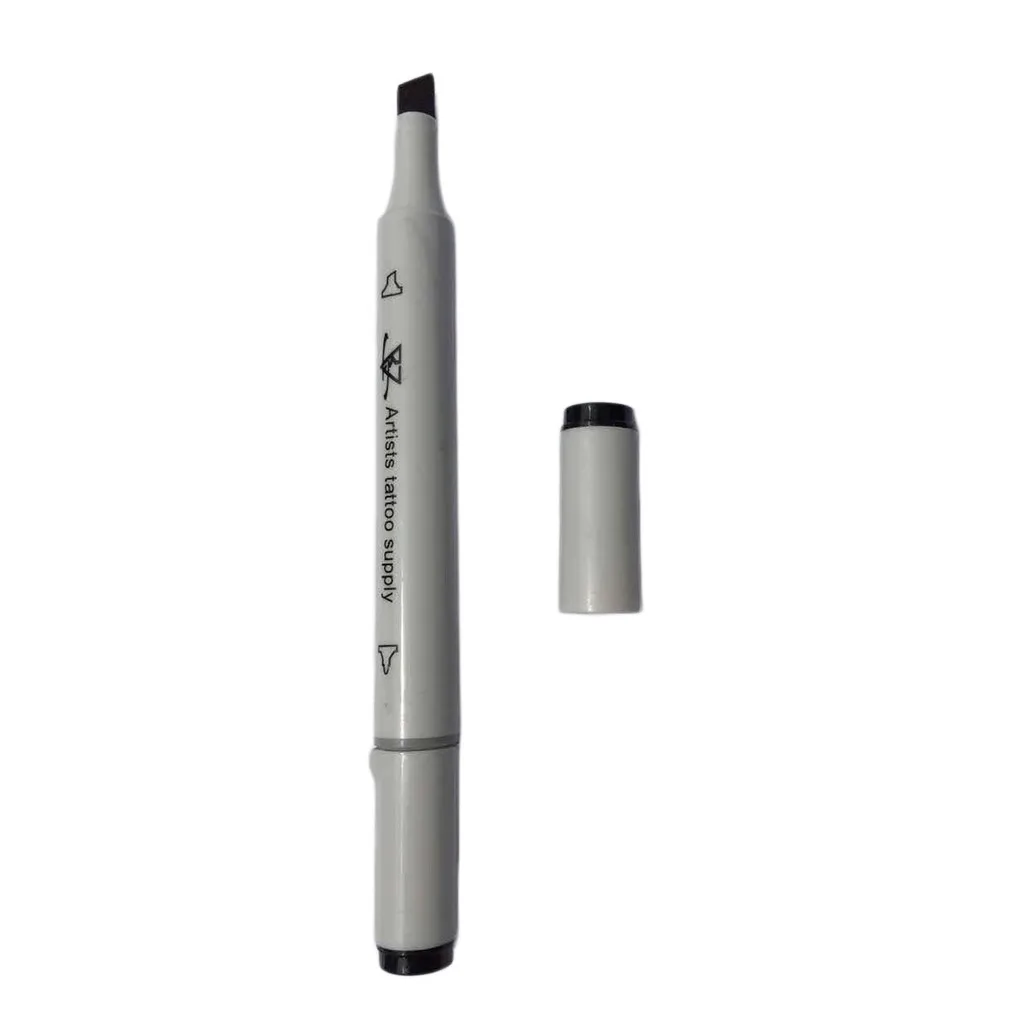 10 цветов ручка для боди арта двойной наконечник маркер татуировки