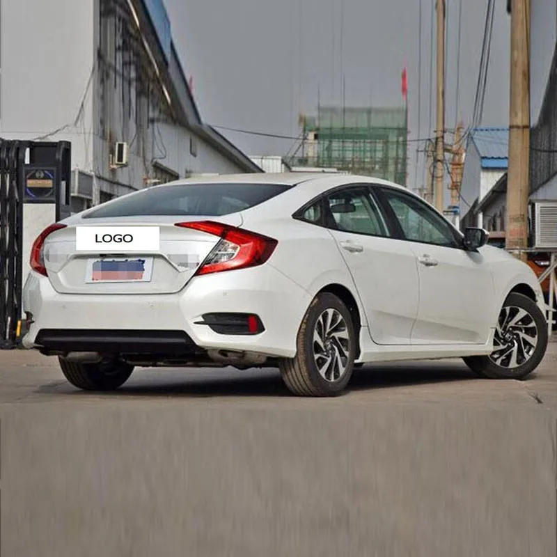 Нержавеющая сталь задний багажник streamer для honda civic 2016 экстерьера автомобиля