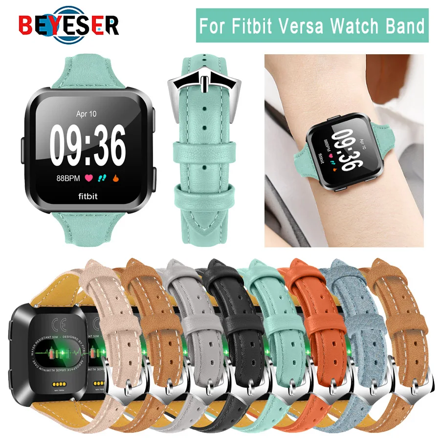 

Ремешок для часов Fitbit Versa, кожаный ремешок для наручных часов, аксессуары для наручных часов, ремешок для умных часов Versa 2 Lite