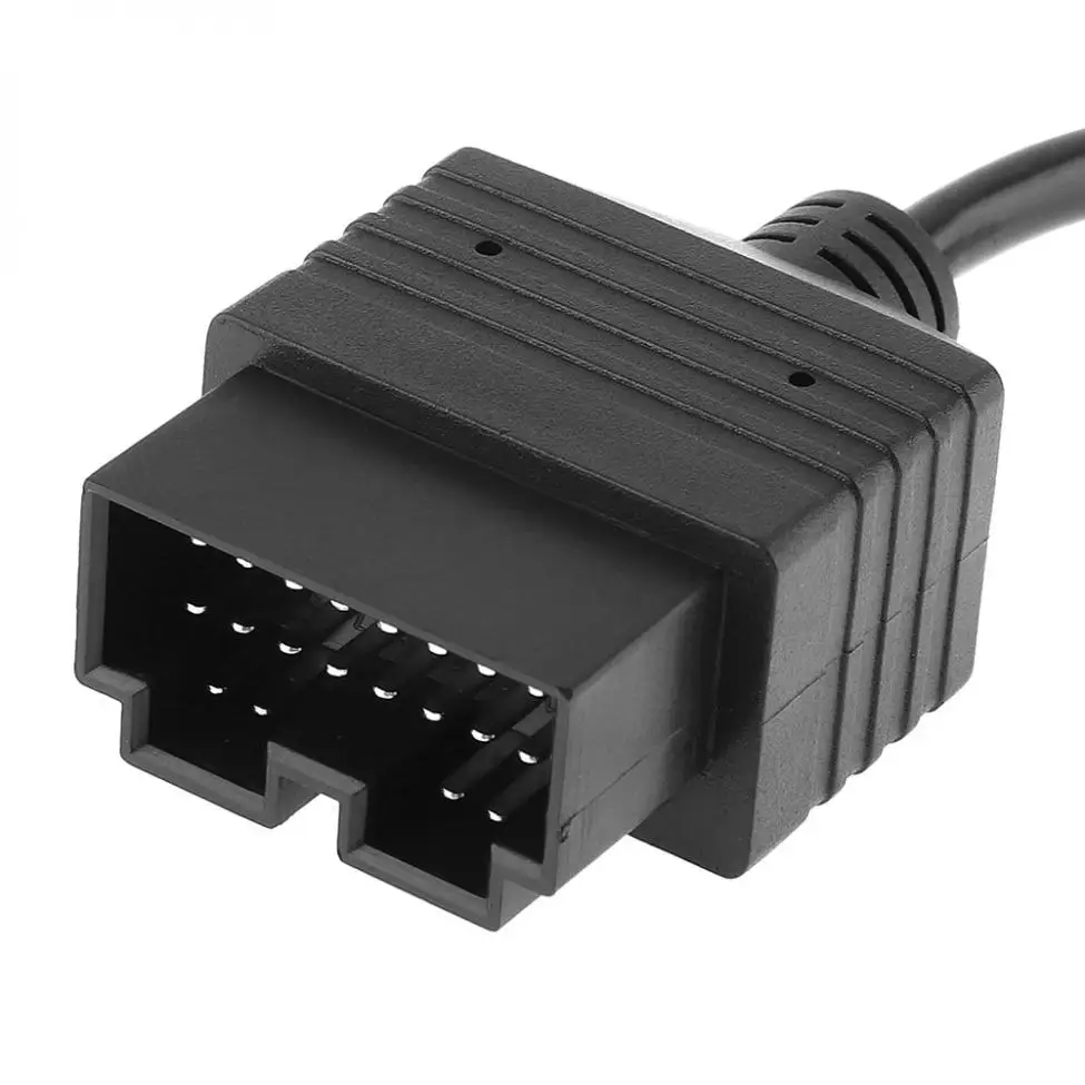 20 см пластиковый OBD-II разъем 20 Pin мужской на 16 женских с кабелем-удлинителем 8 см для Kia 20 Pin.