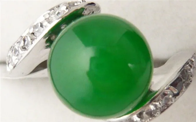 Кольцо женское зеленое/розовое/фиолетовое/серебряное 10 мм хит продаж бесплатная