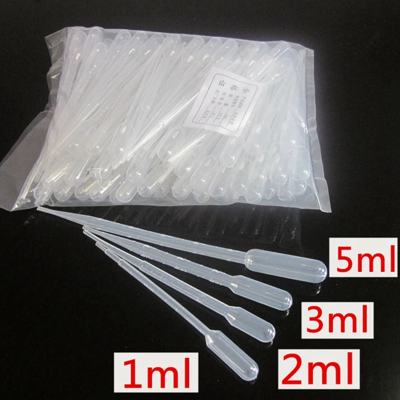 

100PCS/BAG 3ml disposable plastic scale pipette plastic dropper LDPE pipette school lab suppliers whosale