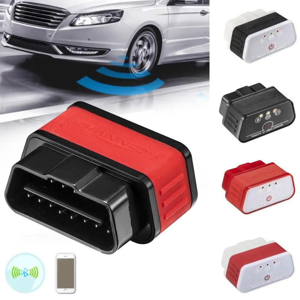 Konnwei KW903 ELM327 Bluetooth 4 0 OBD2 может сканер шины работает на Android Windows кВт 903 ELM 327 адаптер BT
