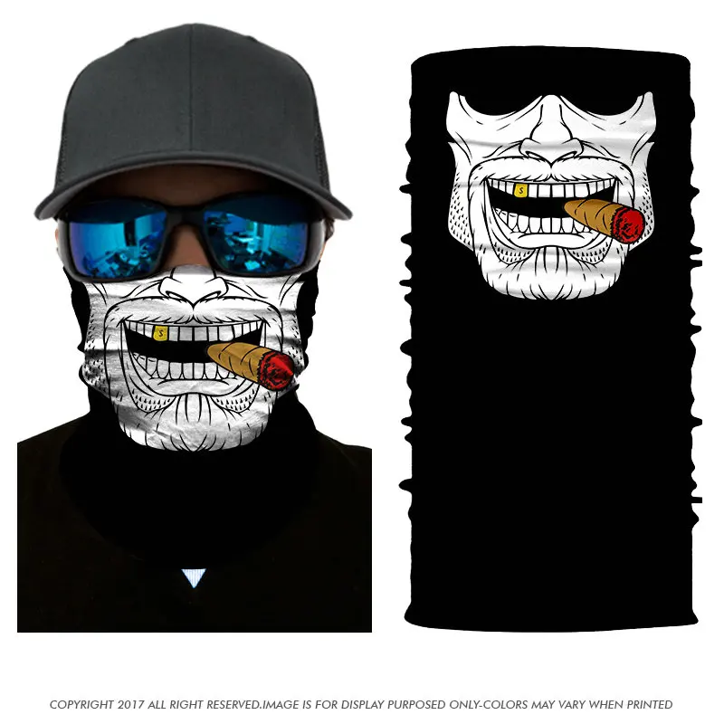 Солнцезащитная маска для защиты лица рыболовный головной убор шарф Байкерская