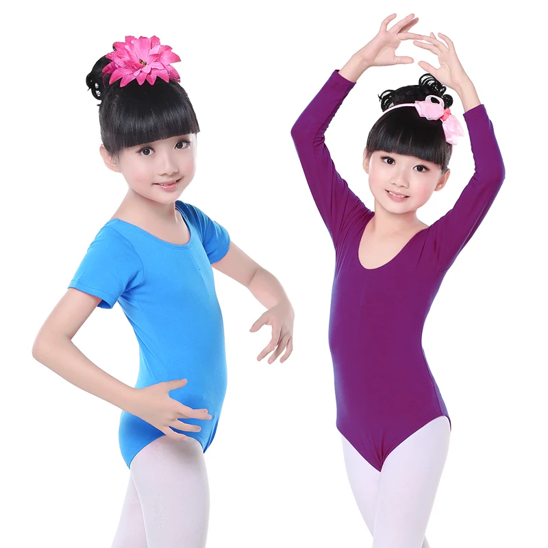 

Гимнастический купальник с коротким/длинным рукавом, трико для балета и танцев