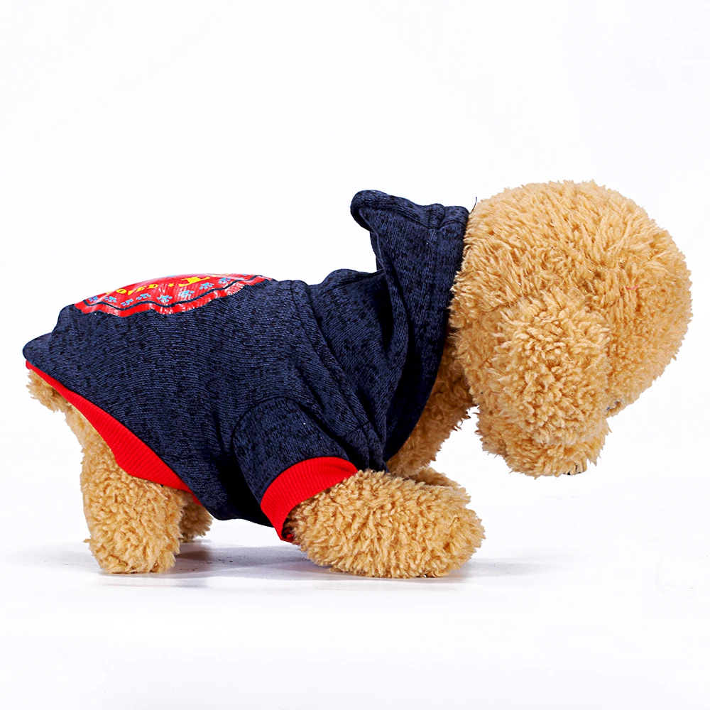 Dog Clothes Wool Fleece Sweater Winter Cost For Puppy Cat Pets Teddy Hoodies Soft Breathable Cotton Clothing JHB014 | Дом и сад