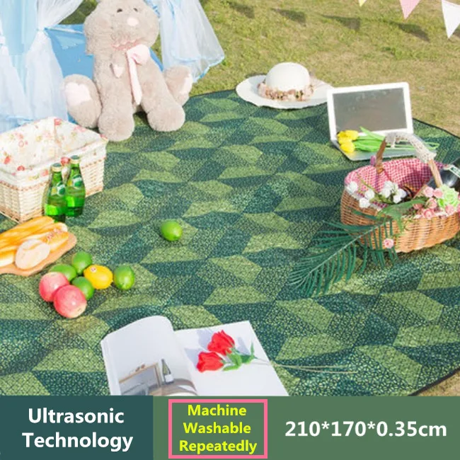 5-Machine Washable Машинная стирка, 200*200 см, коврик для кемпинга, коврик для пикника, коврик для пляжной палатки, одеяло, детский плед, детский коврик, влагостойкий коврик - Цвет: 5-Machine Washable