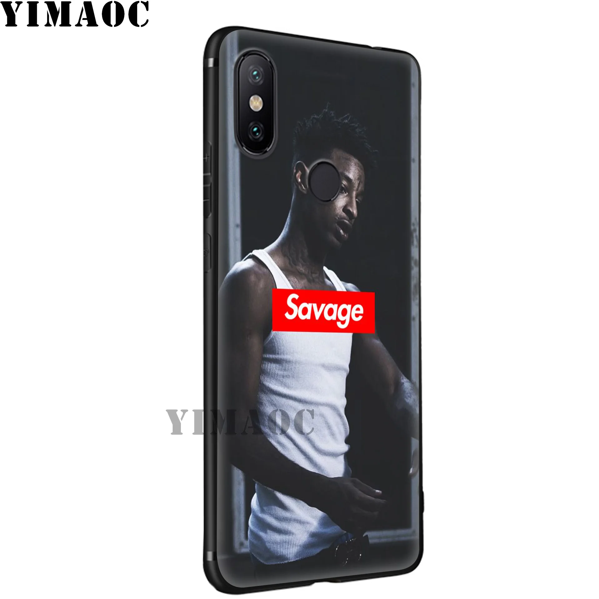 YIMAOC 21 Savage Soft Case for Xiaomi Mi 9T 9 8 Se 6 MAX 3 A1 A2 Lite MiA1 MiA2 CC9E CC9 6X 5X POCOPHONE F1 |