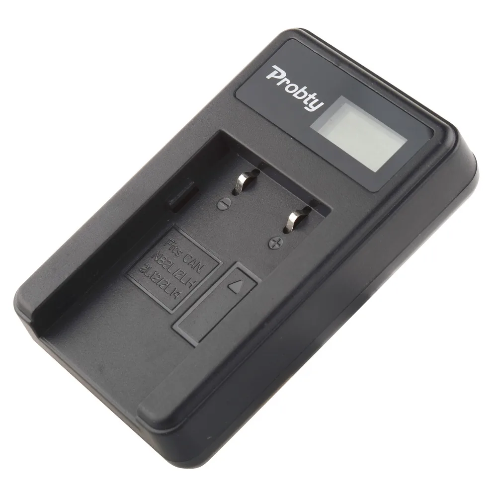 Probty NB-2LH NB 2L цифровой Батарея + ЖК-дисплей USB Зарядное устройство для Canon DC310 DC320 DC330