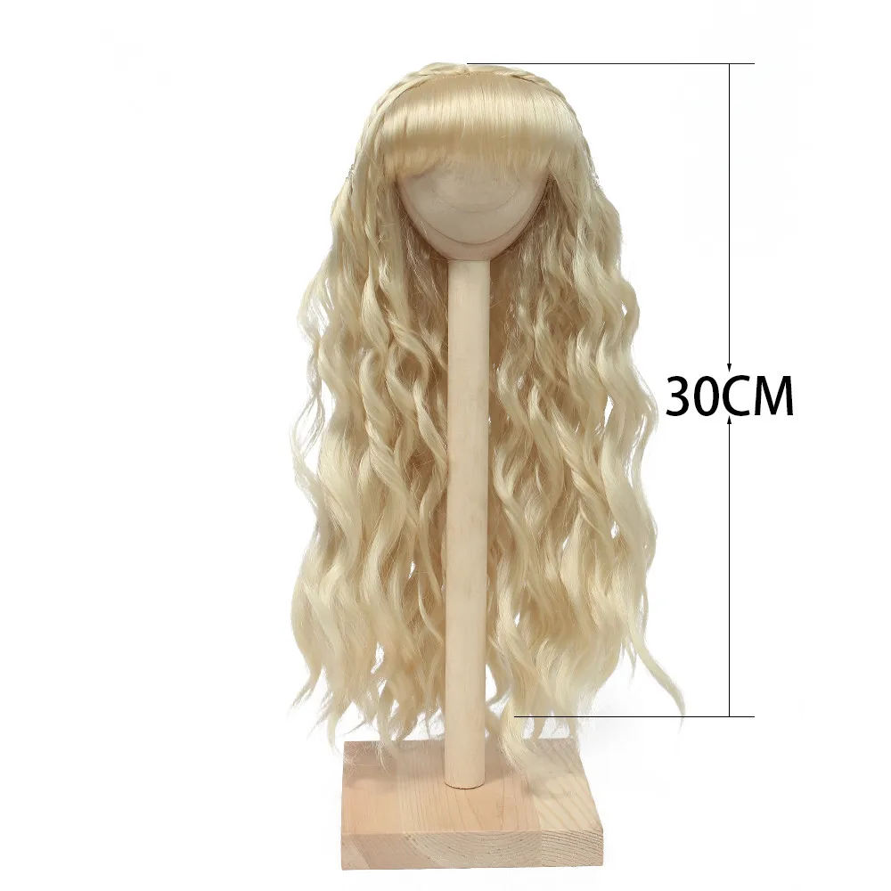 Высококачественный мягкий Шелковый парик для 1/3 1/4 1/6 BJD/SD куклы хаки коричневые парики