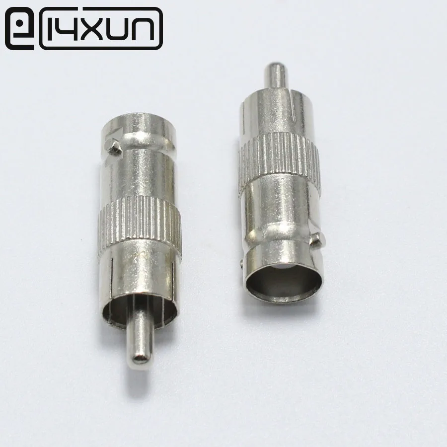 EClyxun 4 шт. RCA/AV штекер к BNC гнезду адаптер коаксиальный соединитель муфта для камеры