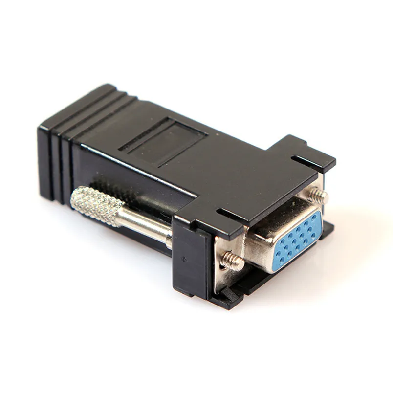 Горячий бренд D3 1 шт VGA удлинитель Мужской Женский к LAN RJ45 CAT5 CAT6 сетевой кабель